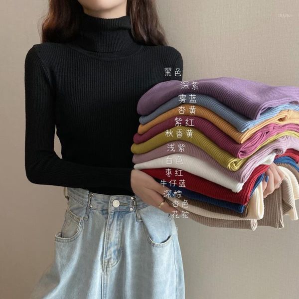 turtleneck knitted sweater long sleeve woman sweaters autumn winter clothes women pull femme hiver ropa de mujer 2021 women's, White;black
turtleneck knitted sweater long sleeve woman sweaters autumn winter clothes women pull femme hiver ropa de mujer 2021 women's, White;black
