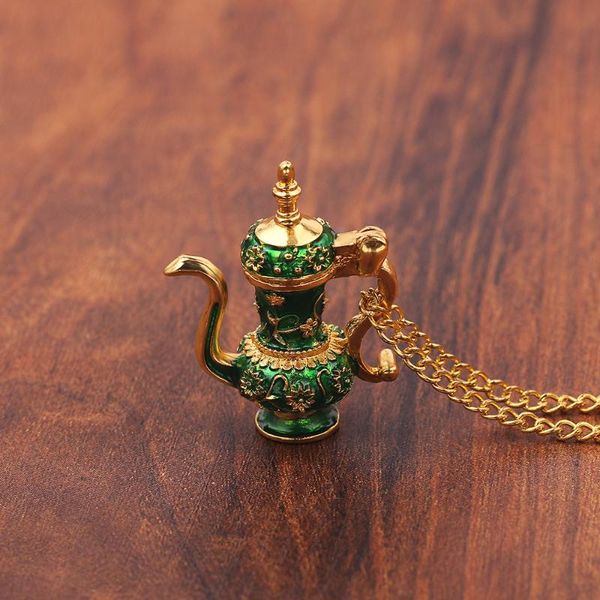 pendant necklaces hand painted teapot made long sweater chain clothing accessories for women men enamel jewelry gifts, Silver
pendant necklaces hand painted teapot made long sweater chain clothing accessories for women men enamel jewelry gifts, Silver