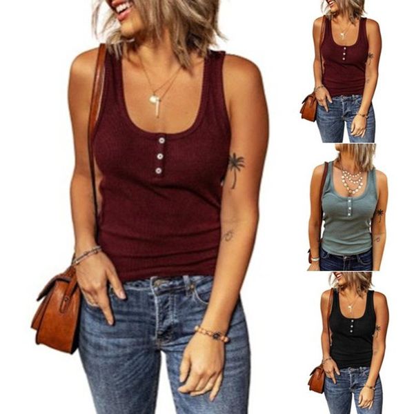 women's t-shirt 2021 european and american models solid color single-breasted base can be worn outside the jersey ladies vest, White
women's t-shirt 2021 european and american models solid color single-breasted base can be worn outside the jersey ladies vest, White