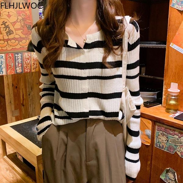 women's knits & tees striped autumn winter sweater women sweet girls japan style retro vintage single breasted button knitted short car, White
women's knits & tees striped autumn winter sweater women sweet girls japan style retro vintage single breasted button knitted short car, White