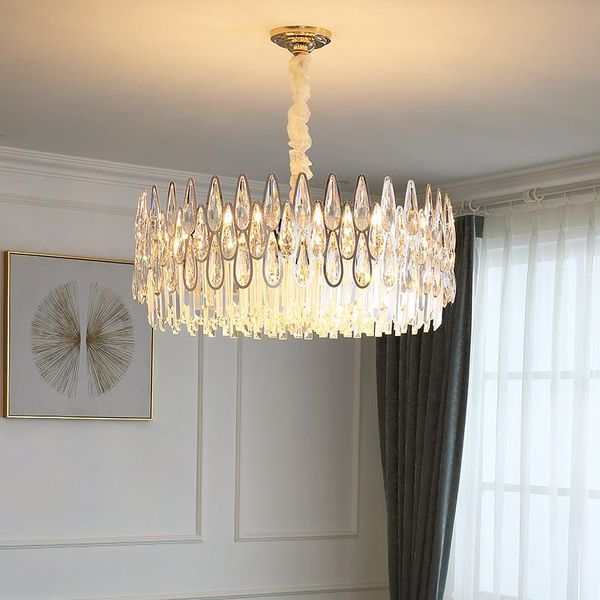 pendant lamps modern crystal led chandelier lighting gold metal living room lights dining hanging lamp fixture
pendant lamps modern crystal led chandelier lighting gold metal living room lights dining hanging lamp fixture