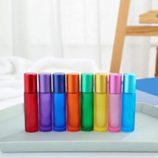 storage bottles & jars 10ml color frosted glass roll-on bottle portable travel pack experience oil essential sub-packing sample roll z6w6
storage bottles & jars 10ml color frosted glass roll-on bottle portable travel pack experience oil essential sub-packing sample roll z6w6