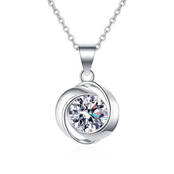 1ct moissanite pendant necklace diamond sterling 925 chains platinum plated with luxury box, Silver
1ct moissanite pendant necklace diamond sterling 925 chains platinum plated with luxury box, Silver