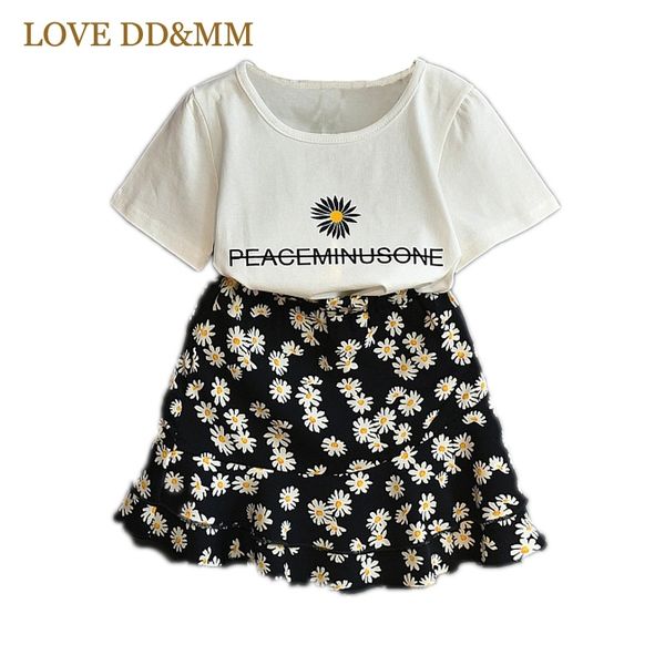love dd&mm girls clothing sets summer kids printed flower short-sleeved t-shirts and skirt suit 210715, White
love dd&mm girls clothing sets summer kids printed flower short-sleeved t-shirts and skirt suit 210715, White