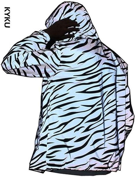 reflective light jacket men women mesh style noctilucent zebra jackets waterproof plus size kg-79, Black;brown
reflective light jacket men women mesh style noctilucent zebra jackets waterproof plus size kg-79, Black;brown