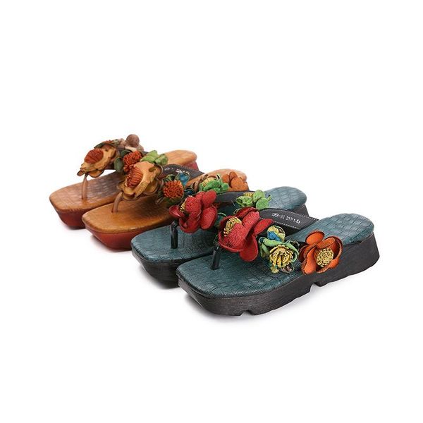 slippers 2021 summer women shoes flat platform slipper genuine leather handmade flower toes comfotable slides, Black
slippers 2021 summer women shoes flat platform slipper genuine leather handmade flower toes comfotable slides, Black