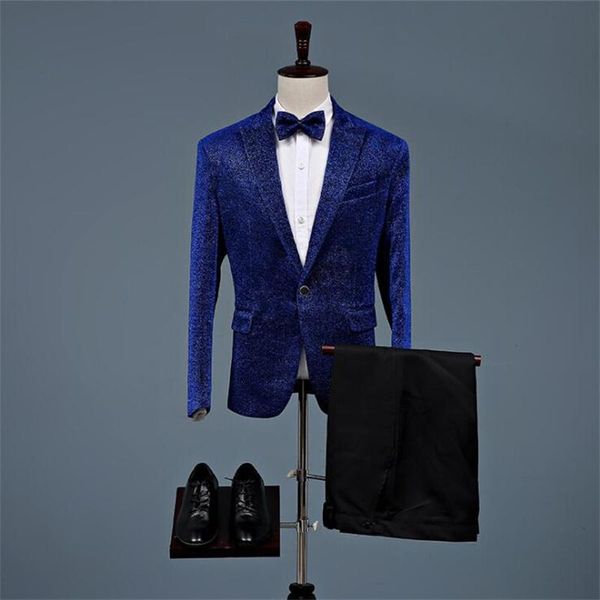 men's suits & blazers costumes sequined jacket mens shiny silk fake pocket slim clothes ternos chaquetas de traje vestido novia, White;black
men's suits & blazers costumes sequined jacket mens shiny silk fake pocket slim clothes ternos chaquetas de traje vestido novia, White;black