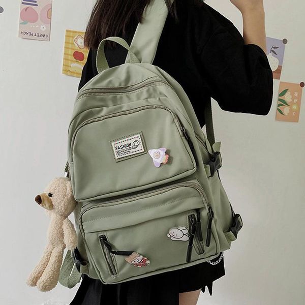 backpack 2021 fashion female women college student bookbag school bag girl waterproof nylon black mochila
backpack 2021 fashion female women college student bookbag school bag girl waterproof nylon black mochila