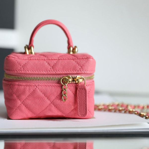 cosmetic bags & cases luxury women bag cute small for pink cc woc genuine leather caviar with shoulder
cosmetic bags & cases luxury women bag cute small for pink cc woc genuine leather caviar with shoulder