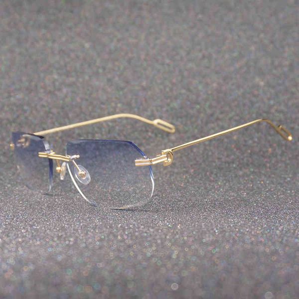 2022 factory wholesale new rimless retro designer shades trendy sunglasses vintage women clear gafas de sol glasses frame rave festival, White;black
2022 factory wholesale new rimless retro designer shades trendy sunglasses vintage women clear gafas de sol glasses frame rave festival, White;black