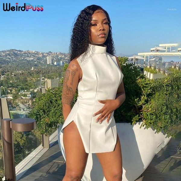 weird puss cyber y2k women sleeveless summer mini dress skinny split solid faux leather party bodycon trend fashion streetwear casual dresse, Black;gray
weird puss cyber y2k women sleeveless summer mini dress skinny split solid faux leather party bodycon trend fashion streetwear casual dresse, Black;gray