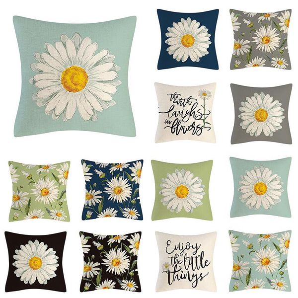 pillow case 1pc daisy letter print cushion cover for sofa car home decor flax office decorative throw 45x45cm
pillow case 1pc daisy letter print cushion cover for sofa car home decor flax office decorative throw 45x45cm