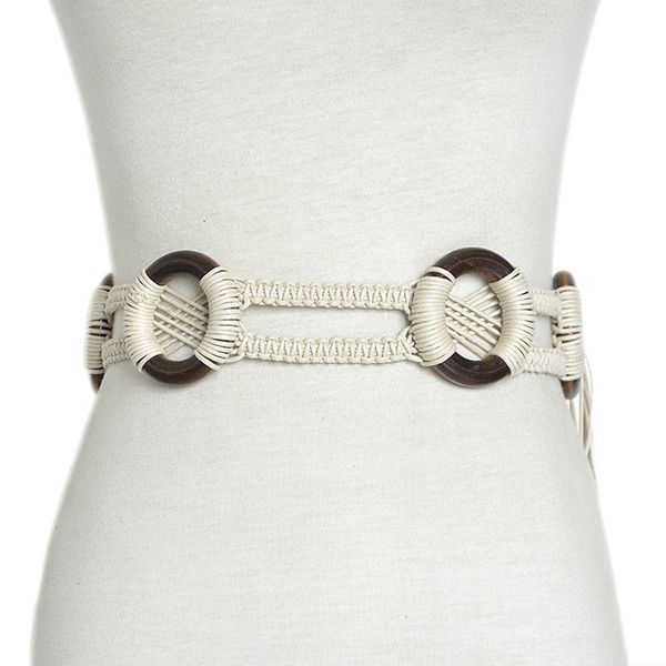 new pattern handmade wax rope wood ring knitting women's belt ethnic style decorative belt, Black;brown
new pattern handmade wax rope wood ring knitting women's belt ethnic style decorative belt, Black;brown
