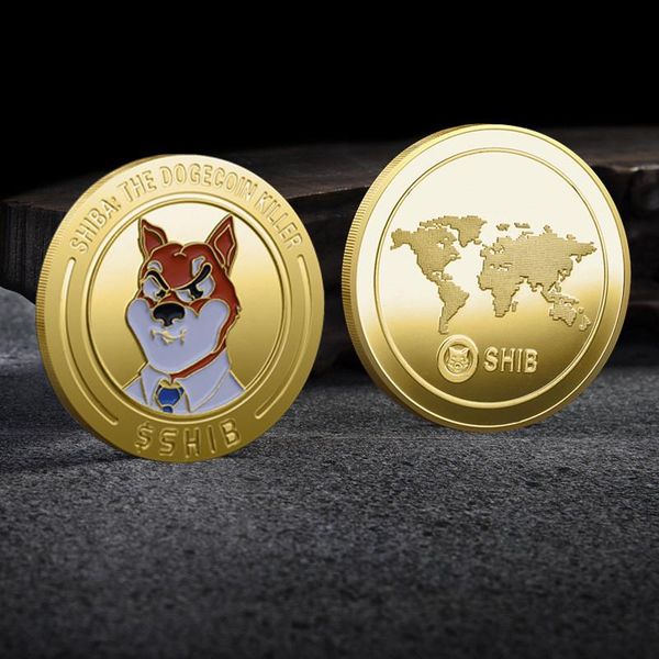 party favor 1pc 40*3mm commemorative coins color embossed badge dog coin gold-plated physical gold plate gift for friend
party favor 1pc 40*3mm commemorative coins color embossed badge dog coin gold-plated physical gold plate gift for friend