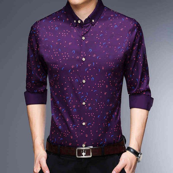 2021 spring fashion floral print slim fit casual long sleeve korean youth shirt men's top, White;black
2021 spring fashion floral print slim fit casual long sleeve korean youth shirt men's top, White;black