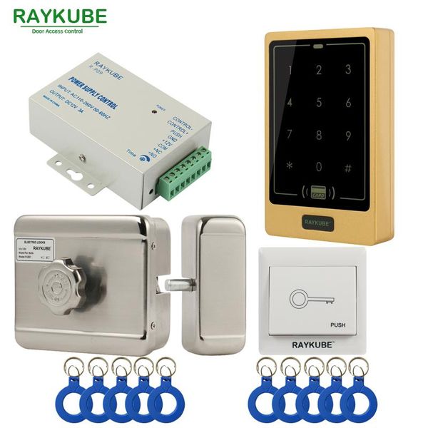 raykube electric motor lock access control system kit + access control touch keypad frid reader+exit button+id keyfobs
raykube electric motor lock access control system kit + access control touch keypad frid reader+exit button+id keyfobs