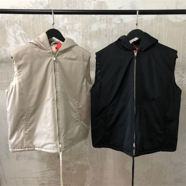 2021 new sleeveless winter fog essentials down jacket men women 1:1 zipper bread coats outerwear male clothes 0sfe, Black
2021 new sleeveless winter fog essentials down jacket men women 1:1 zipper bread coats outerwear male clothes 0sfe, Black