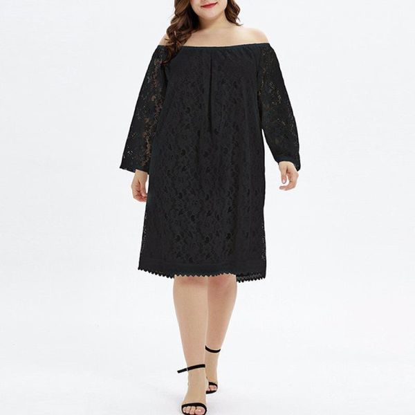 casual dresses lace reversible boat neck ladies dress 2021 autumn loose plus size one-piece vestidos elegant solid black white short, Black;gray
casual dresses lace reversible boat neck ladies dress 2021 autumn loose plus size one-piece vestidos elegant solid black white short, Black;gray