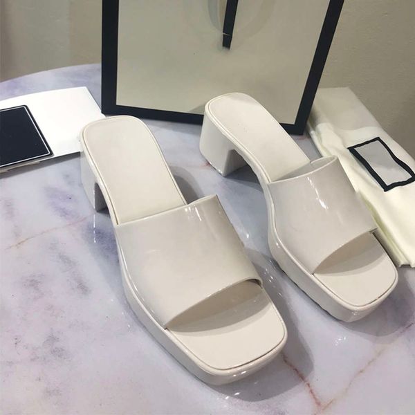 designer sandals women high heels rubber slide sandal platform slipper chunky 2.4, Black
designer sandals women high heels rubber slide sandal platform slipper chunky 2.4, Black
