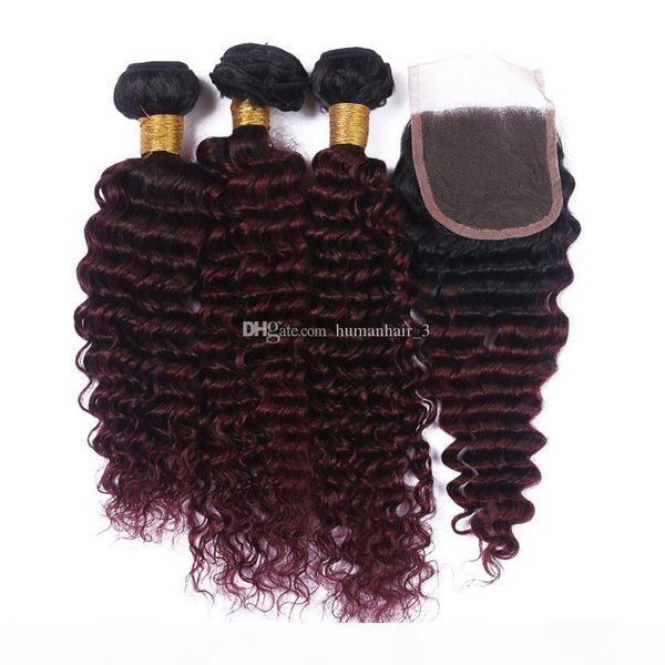 burgundy ombre brazilian human hair wefts with closure two tone #1b 99j wine red deep curly human hair 3bundles with 4x4 lace closure, Black;brown
burgundy ombre brazilian human hair wefts with closure two tone #1b 99j wine red deep curly human hair 3bundles with 4x4 lace closure, Black;brown