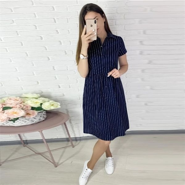 women summer casual straight striped short sleeve turn-down collar knee length female buttons dress vestidos, Black;gray
women summer casual straight striped short sleeve turn-down collar knee length female buttons dress vestidos, Black;gray