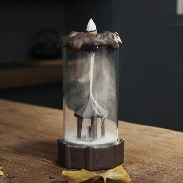 fragrance lamps backflow incense burner ceramic acrylic plastic cup pavilion furnace aroma tower smoke waterfall holder
fragrance lamps backflow incense burner ceramic acrylic plastic cup pavilion furnace aroma tower smoke waterfall holder
