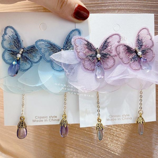 dangle & chandelier mengjiqiao korean sweet elegant yarn butterfly drop earrings for women girls fashion long crystal party jewelry gifts, Silver
dangle & chandelier mengjiqiao korean sweet elegant yarn butterfly drop earrings for women girls fashion long crystal party jewelry gifts, Silver