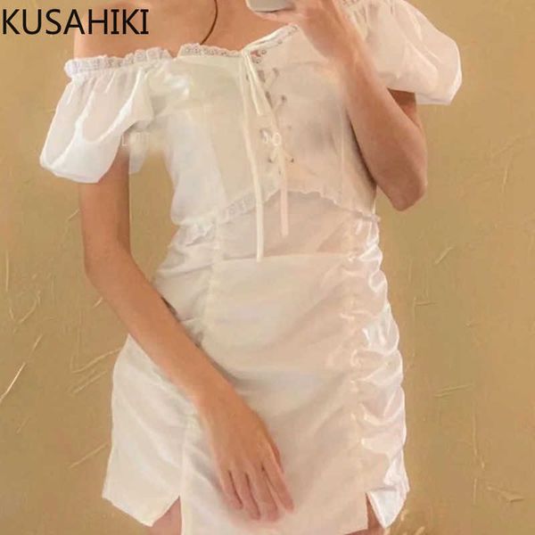 sweet bandage slim pleated lace dress spring korean slash neck strapless dresses women 6e578 210603, Black;gray
sweet bandage slim pleated lace dress spring korean slash neck strapless dresses women 6e578 210603, Black;gray