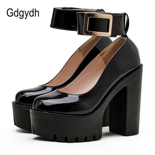 dress shoes gdgydh fashion metal decoration black for women high heels catwalk patent leather ankle strap pumps chunky platform
dress shoes gdgydh fashion metal decoration black for women high heels catwalk patent leather ankle strap pumps chunky platform
