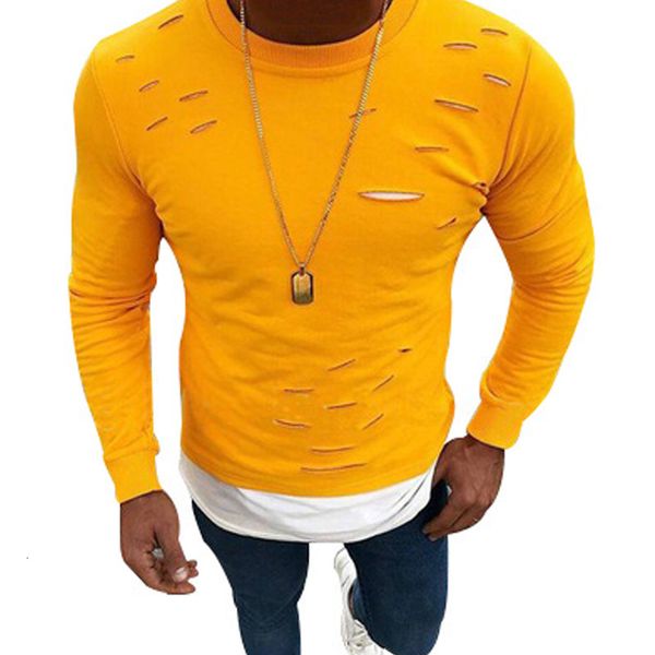 2021 fake spring two jagged man's pothole shirt good quality elastic shredded long male sleeve solid the neck tshirt ubns, White;black
2021 fake spring two jagged man's pothole shirt good quality elastic shredded long male sleeve solid the neck tshirt ubns, White;black