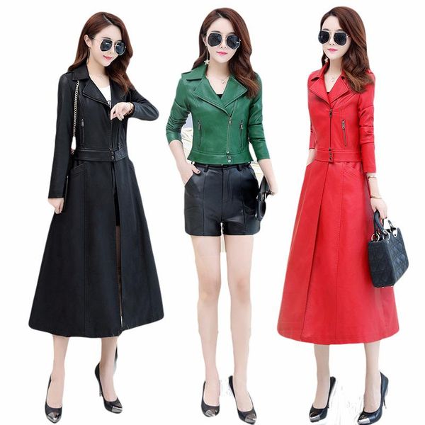 women's leather & faux 2 ways water long design jackets coats women genuine jacket 2021 winter warm cotton padded outwear, Black
women's leather & faux 2 ways water long design jackets coats women genuine jacket 2021 winter warm cotton padded outwear, Black