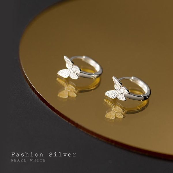 hoop & huggie real 925 sterling silver small butterfly earrings for women teen girls cute korean elegant earings fashion jewelry 2021, Golden;silver
hoop & huggie real 925 sterling silver small butterfly earrings for women teen girls cute korean elegant earings fashion jewelry 2021, Golden;silver