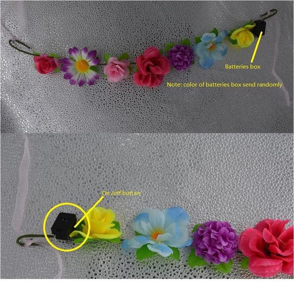 bohemian led light up flashing flower headband garland wreath women girls wedding hair accessories glow party qylfmr, Blue;red
bohemian led light up flashing flower headband garland wreath women girls wedding hair accessories glow party qylfmr, Blue;red