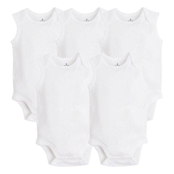 5 pcs/lot newborn baby clothing summer sleeveless baby boy girl clothes 100% cotton white kids baby bodysuits & jumpsuits 210315, Blue
5 pcs/lot newborn baby clothing summer sleeveless baby boy girl clothes 100% cotton white kids baby bodysuits & jumpsuits 210315, Blue