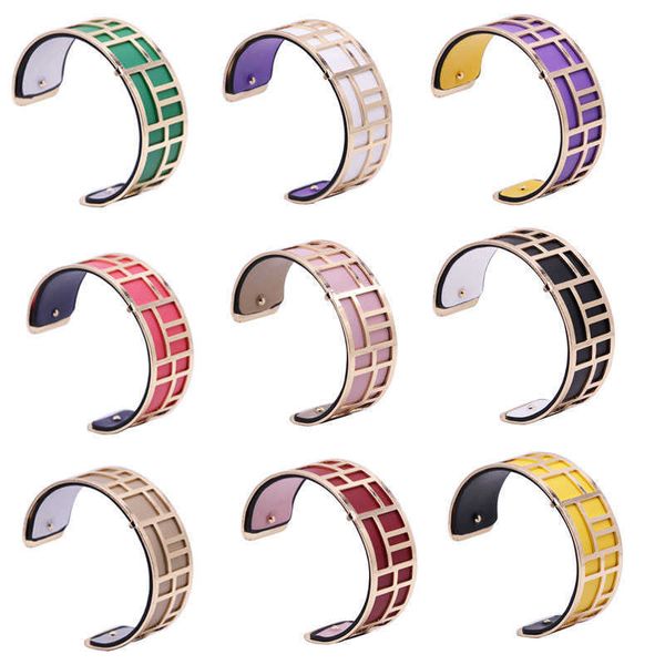 labyrinth cuff bangles bracelets argent femme manchette gold color bracelet interchangeable leather bracelet bijoux q0719, Black
labyrinth cuff bangles bracelets argent femme manchette gold color bracelet interchangeable leather bracelet bijoux q0719, Black