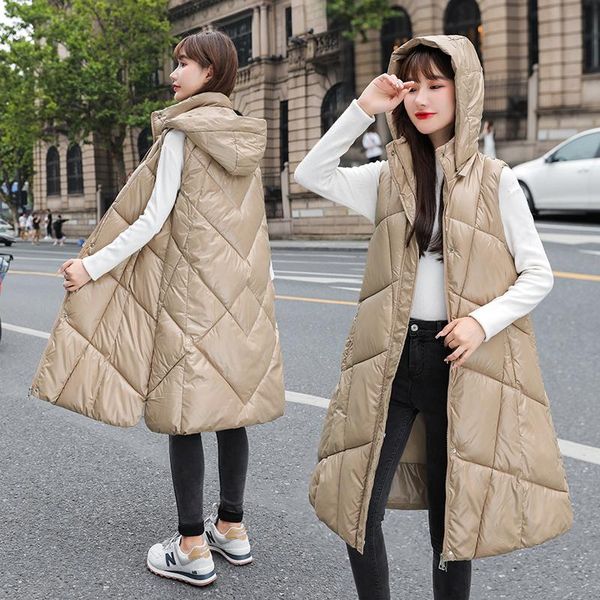 women's vests autumn winter cotton vest women ladies casual waistcoat female sleeveless long jacket slim fit warm puffer coat, Black;white
women's vests autumn winter cotton vest women ladies casual waistcoat female sleeveless long jacket slim fit warm puffer coat, Black;white