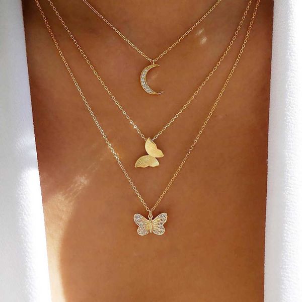 designer necklace butterfly moon one piece neck pendants women cute choker with rhinestones gold cha jewelry layered gifts for fashion, Silver
designer necklace butterfly moon one piece neck pendants women cute choker with rhinestones gold cha jewelry layered gifts for fashion, Silver