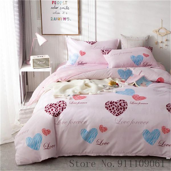 bedding sets home textile linens set pink heart cartoon pattern duvet cover pillowcase bed sheet children and bedclothes 3/4pcs
bedding sets home textile linens set pink heart cartoon pattern duvet cover pillowcase bed sheet children and bedclothes 3/4pcs