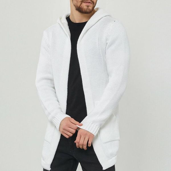 men's sweaters autumn long sleeve jackets male coats fashion simple casual solid color knitted cardigan loose outwears 2022 streetwear, White;black
men's sweaters autumn long sleeve jackets male coats fashion simple casual solid color knitted cardigan loose outwears 2022 streetwear, White;black