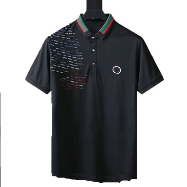 men's stylist polo shirt italian men's clothing short sleeves business fashion casual, White;black
men's stylist polo shirt italian men's clothing short sleeves business fashion casual, White;black