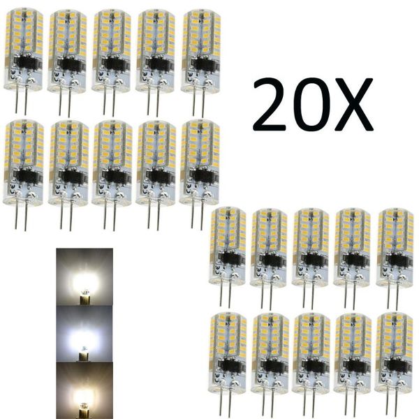 20pcs g4 5w silicone crystal led bulbs light 3014 smd 48led lighting warm white lampreplace halogen pendant lamp 220v dc 12v
20pcs g4 5w silicone crystal led bulbs light 3014 smd 48led lighting warm white lampreplace halogen pendant lamp 220v dc 12v