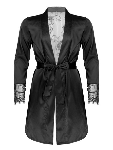 mens sissy pajama bathrobe long sleeve v neck kimono satin short belted nightgown see-through floral lace patchwork night-robe, Black;white
mens sissy pajama bathrobe long sleeve v neck kimono satin short belted nightgown see-through floral lace patchwork night-robe, Black;white