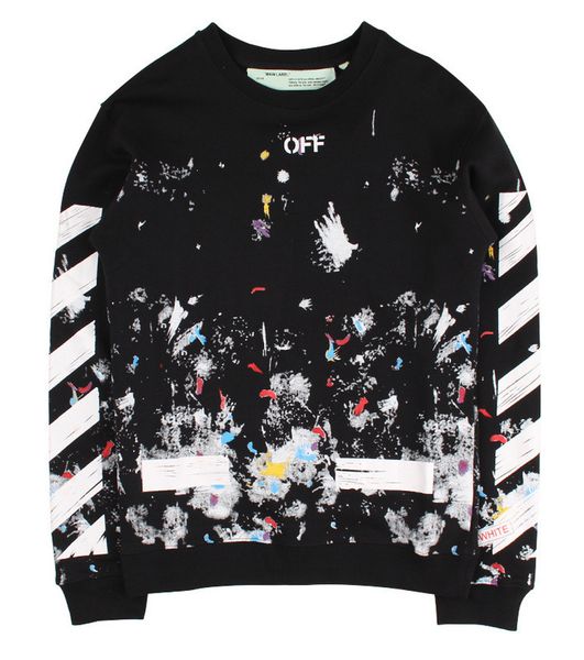 chao brand ink splashing fireworks printed round collar sweater with long sleeve cotton for winter leisure, Black
chao brand ink splashing fireworks printed round collar sweater with long sleeve cotton for winter leisure, Black