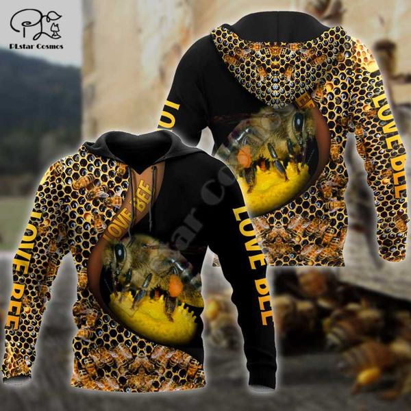 men's hoodies & sweatshirts plstar cosmos honey bees 3d printed casual men/women zipper hooded beautiful animal brand streetwear appa, Black
men's hoodies & sweatshirts plstar cosmos honey bees 3d printed casual men/women zipper hooded beautiful animal brand streetwear appa, Black
