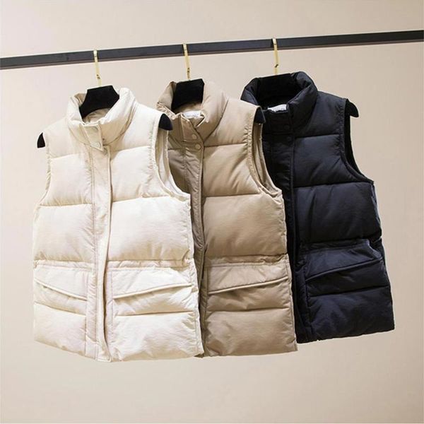 women's vests women short jackets outerwear winter korean casual loose large sizes stand collar thicken warm cotton waistcoat female, Black;white
women's vests women short jackets outerwear winter korean casual loose large sizes stand collar thicken warm cotton waistcoat female, Black;white