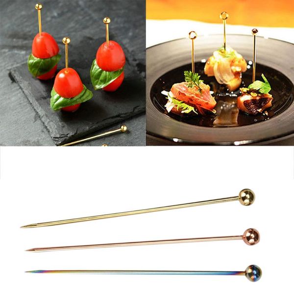 10pcs/set stainless steel gold plated color titanium fruit pin fruit pick cocktail pick wine drinks mixing tool cake stick
10pcs/set stainless steel gold plated color titanium fruit pin fruit pick cocktail pick wine drinks mixing tool cake stick