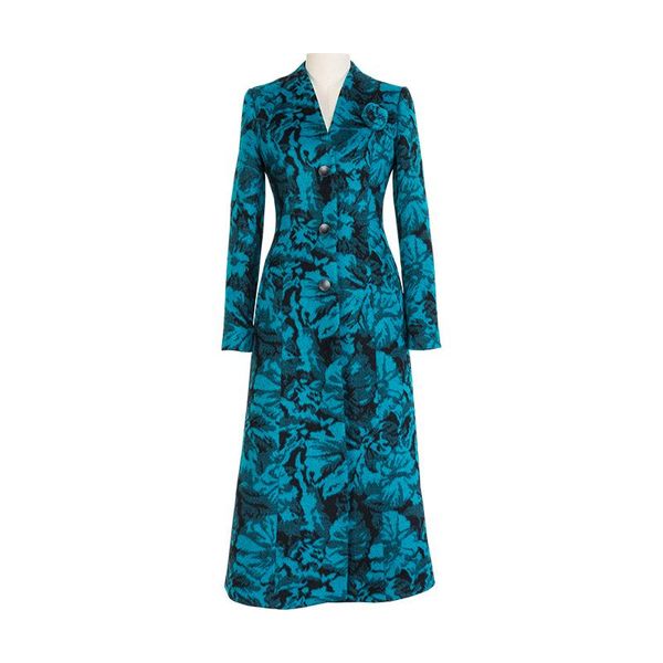 women's wool & blends long coat autumn winter fashion print female simple woolen overcoat, Black
women's wool & blends long coat autumn winter fashion print female simple woolen overcoat, Black