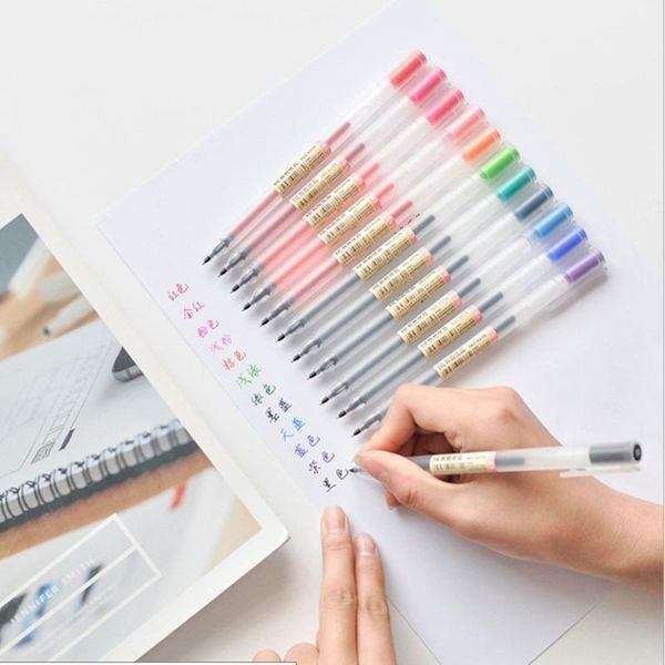 gel pens 12 colors/set 0.5mm colour ink students writing ballpoint pen school office color marker
gel pens 12 colors/set 0.5mm colour ink students writing ballpoint pen school office color marker