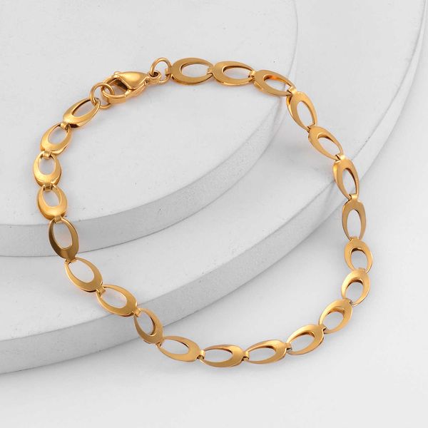 stainless steel personality gold bracelet fashion trend jewelry for men and women, Black
stainless steel personality gold bracelet fashion trend jewelry for men and women, Black