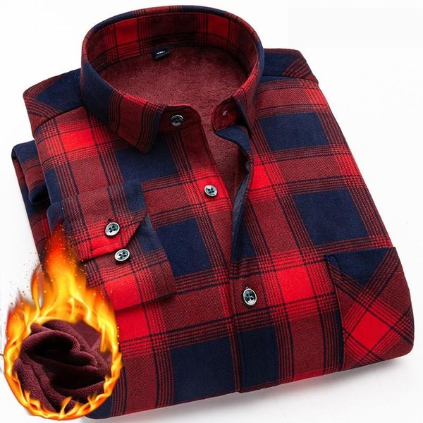 men's casual shirts autumn winter mens long sleeve plaid warm thicken fleece lined shirt fashion soft flannel dress, White;black
men's casual shirts autumn winter mens long sleeve plaid warm thicken fleece lined shirt fashion soft flannel dress, White;black